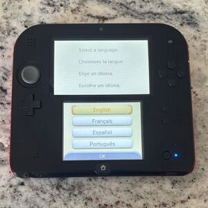 Nintendo 2DS Console - Black with Red Accents